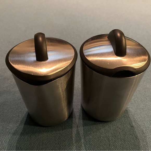 Trudeau Metal Milk and Sugar Dispensers. - Picture 3 of 3